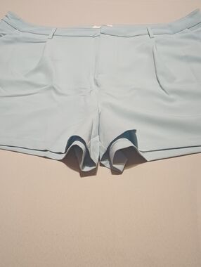 Light Blue Women's Trouser Shorts